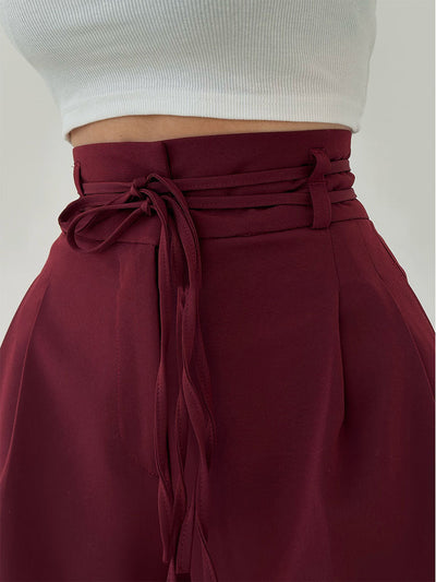 Stefania | High-waisted trousers with wide legs