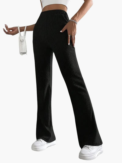 Fee | Long Casual Trousers with High Waist