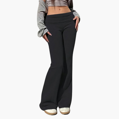 Theresa | Knitted Flared Trousers