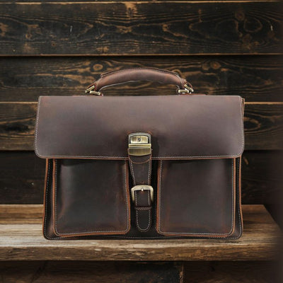 Colmar™ | Brown Leather Shoulder Bag