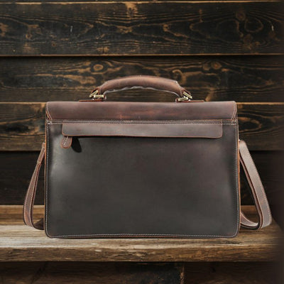 Colmar™ | Brown Leather Shoulder Bag