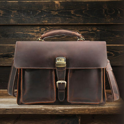 Colmar™ | Brown Leather Shoulder Bag