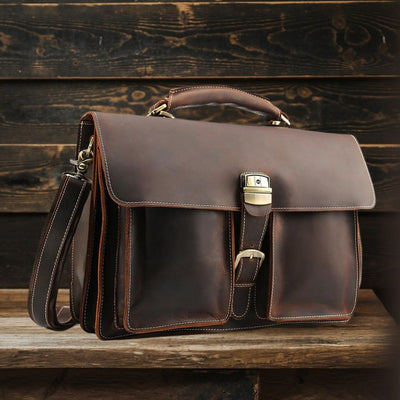 Colmar™ | Brown Leather Shoulder Bag