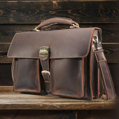 Colmar™ | Brown Leather Shoulder Bag