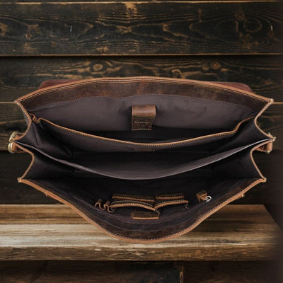 Colmar™ | Brown Leather Shoulder Bag