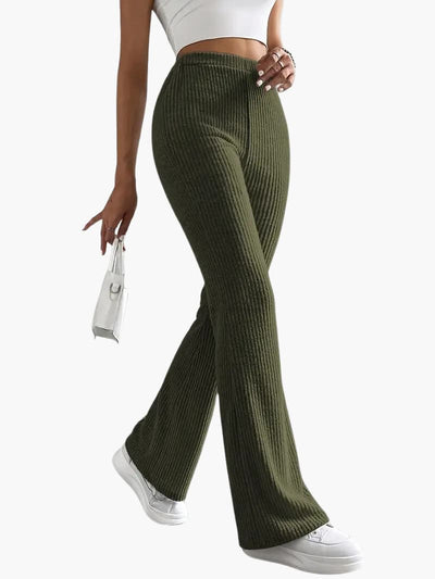 Fee | Long Casual Trousers with High Waist
