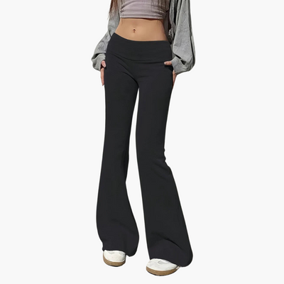 Theresa | Knitted Flared Trousers