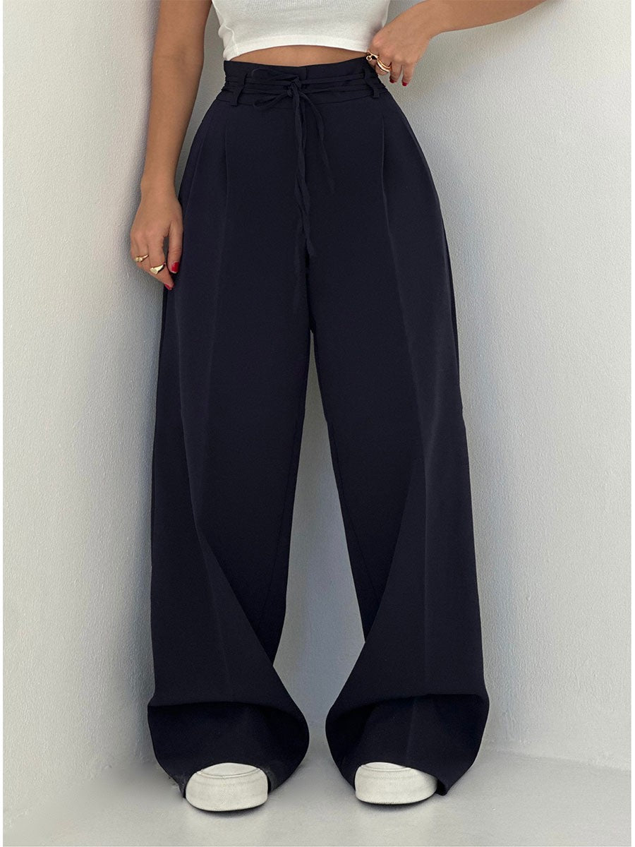 Stefania | High-waisted trousers with wide legs