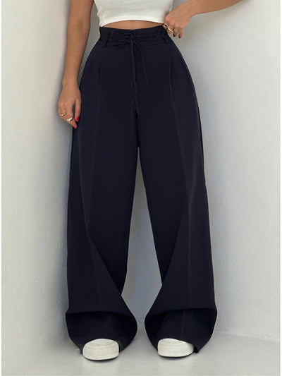 Stefania | High-waisted trousers with wide legs