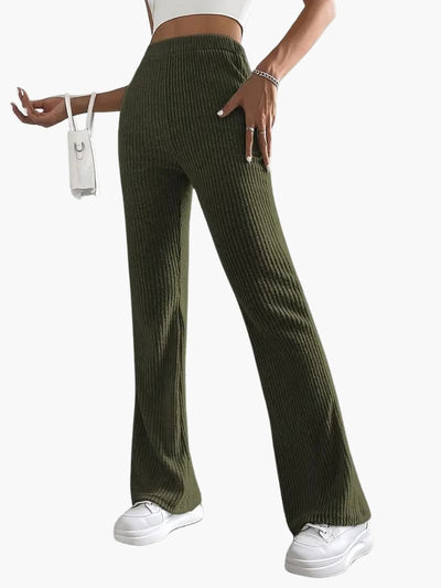 Fee | Long Casual Trousers with High Waist