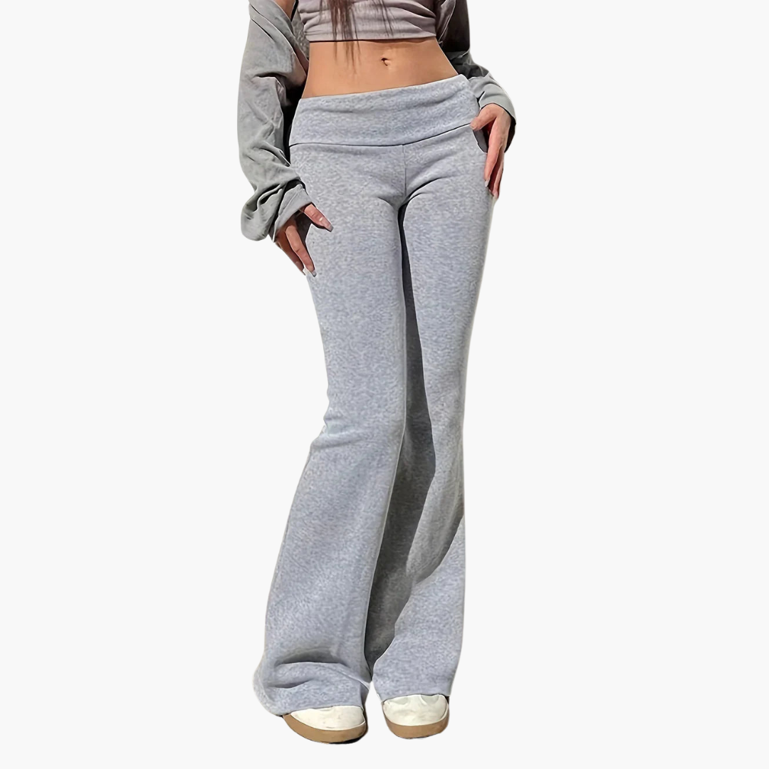 Theresa | Knitted Flared Trousers