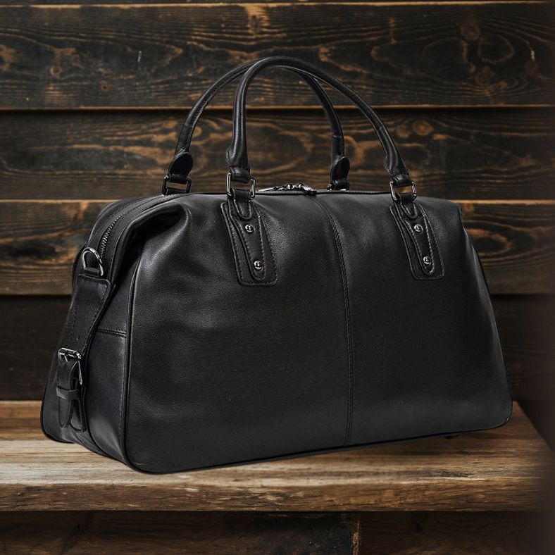 Nashville™ | Black Leather Holdall
