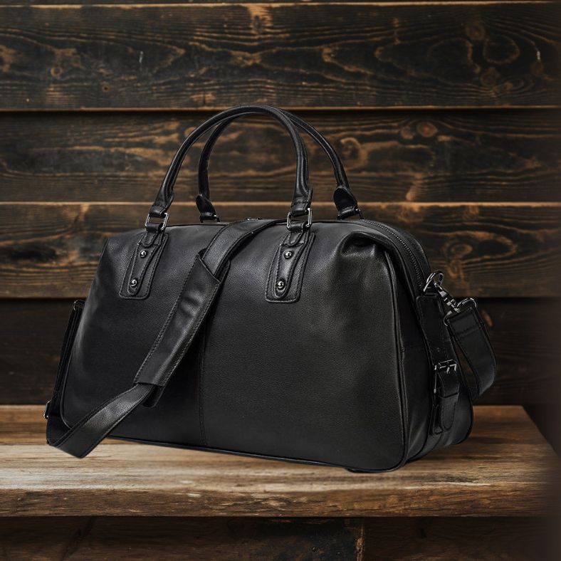 Nashville™ | Black Leather Holdall
