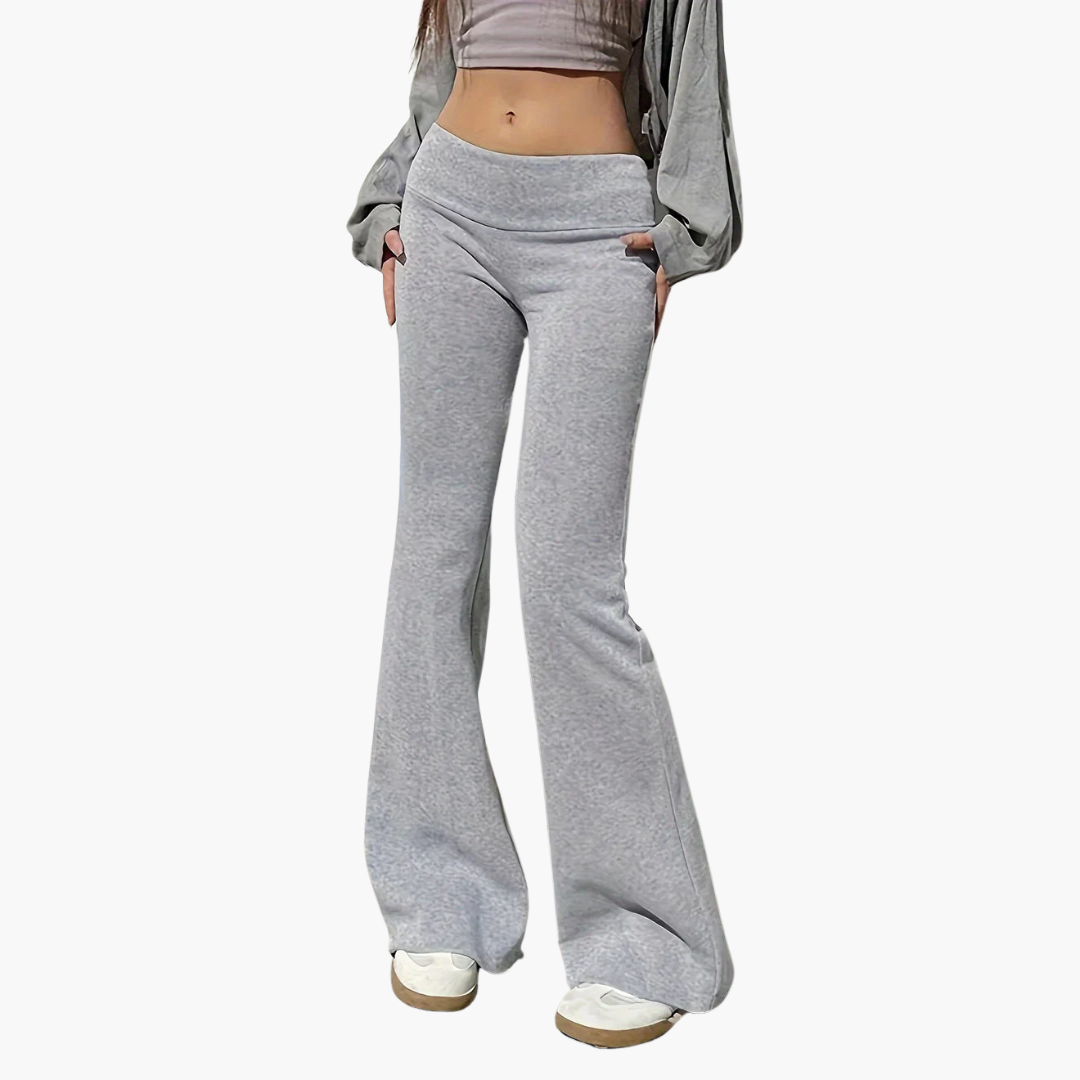 Theresa | Knitted Flared Trousers