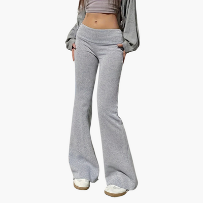 Theresa | Knitted Flared Trousers