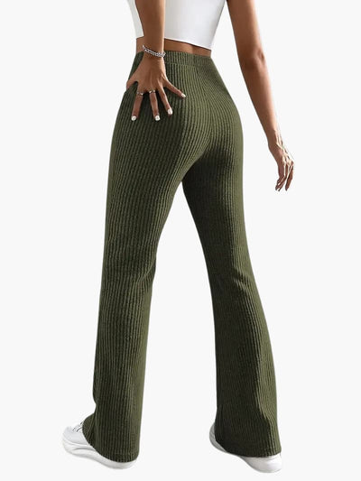 Fee | Long Casual Trousers with High Waist
