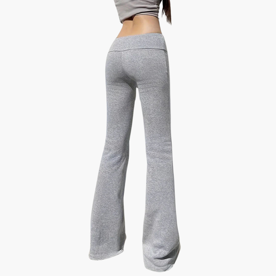 Theresa | Knitted Flared Trousers