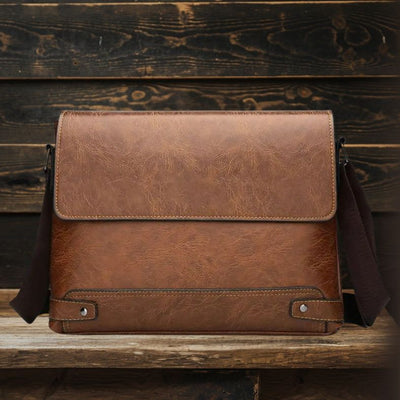 Bradford™ | All-in-One Men's Leather Shoulder Bag