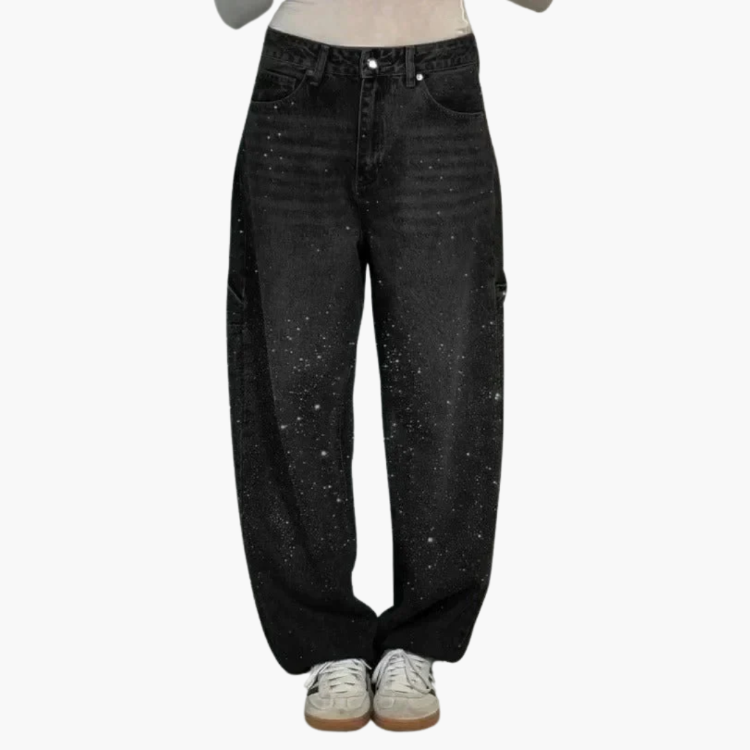 Vera | High-Waist Glitter Jeans