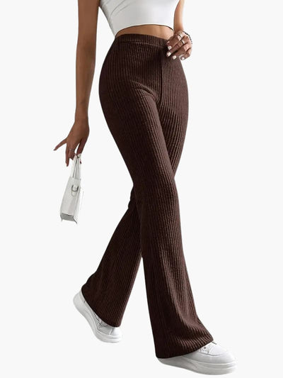 Fee | Long Casual Trousers with High Waist