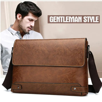 Bradford™ | All-in-One Men's Leather Shoulder Bag