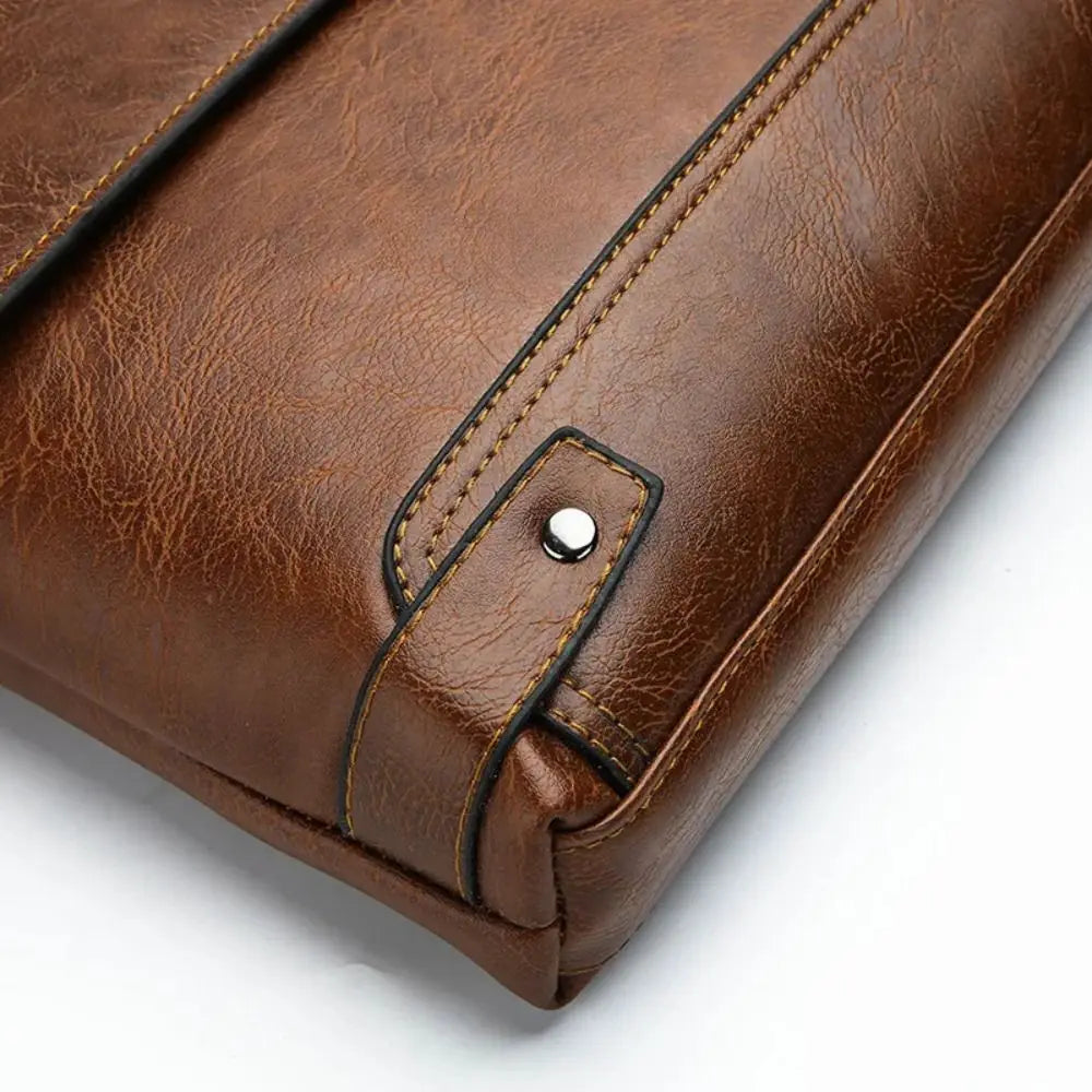 Bradford™ | All-in-One Men's Leather Shoulder Bag