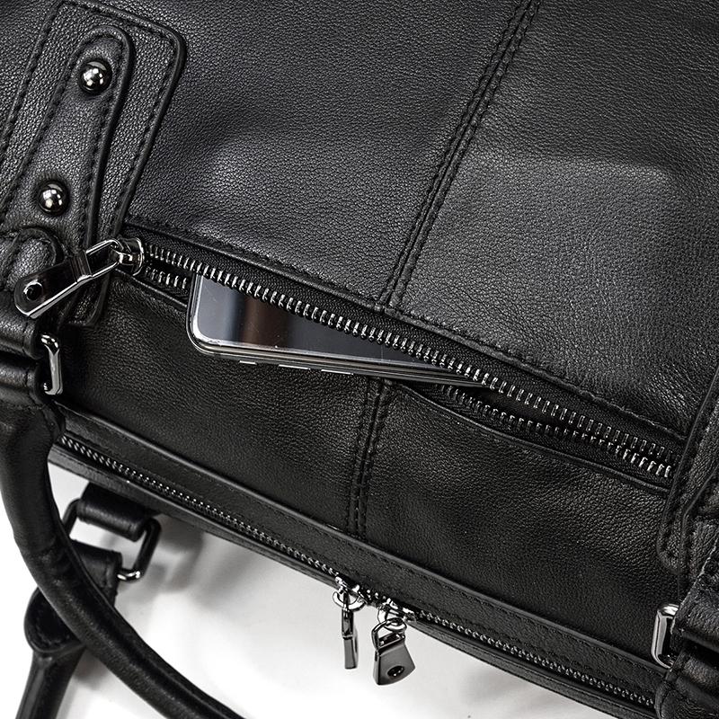 Nashville™ | Black Leather Holdall