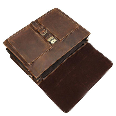 Colmar™ | Brown Leather Shoulder Bag