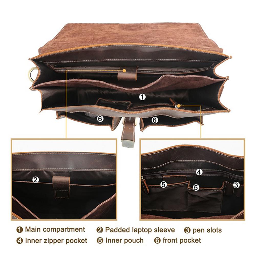 Colmar™ | Brown Leather Shoulder Bag
