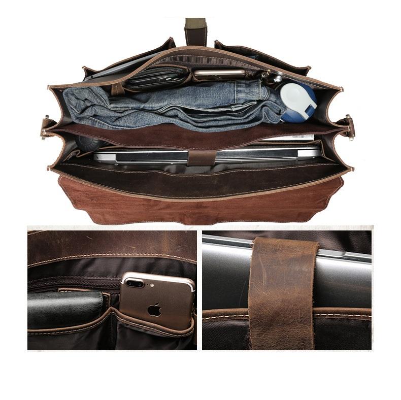 Colmar™ | Brown Leather Shoulder Bag