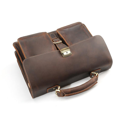 Colmar™ | Brown Leather Shoulder Bag