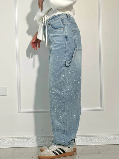 Vera | High-Waist Glitter Jeans
