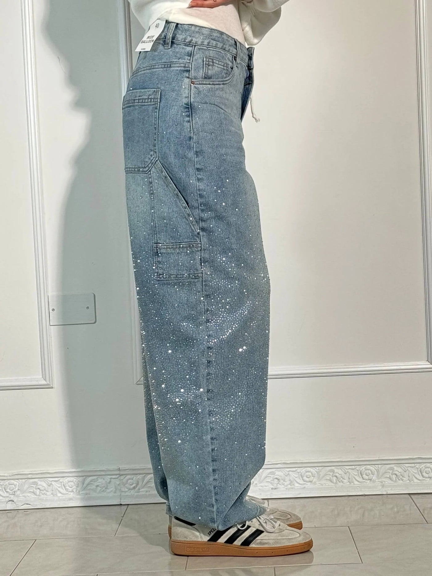 Vera | High-Waist Glitter Jeans