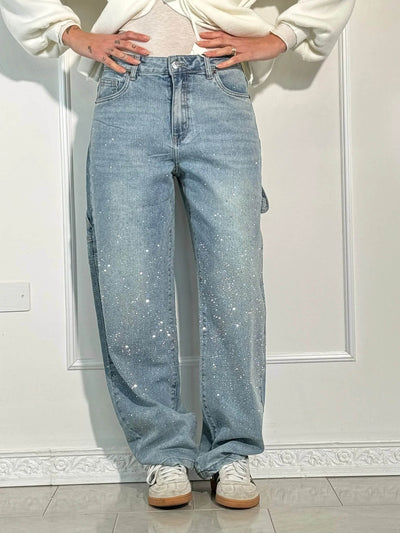 Vera | High-Waist Glitter Jeans