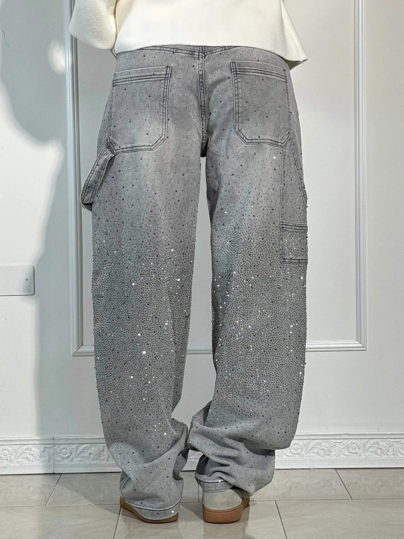 Vera | High-Waist Glitter Jeans