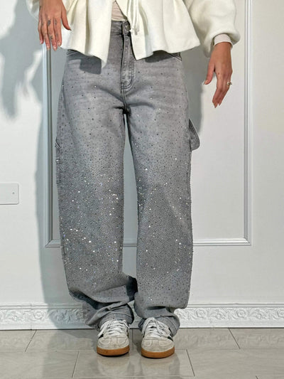 Vera | High-Waist Glitter Jeans