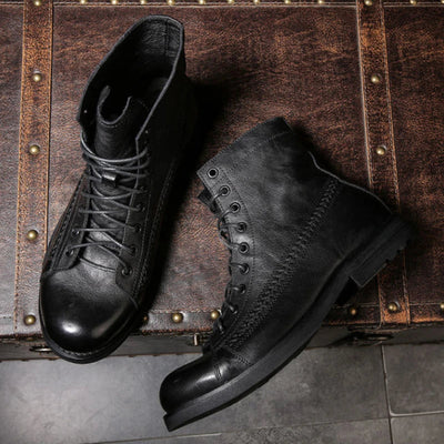 Oscar | Orthopedic Leather Winter Boots