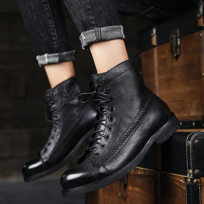 Oscar | Orthopedic Leather Winter Boots