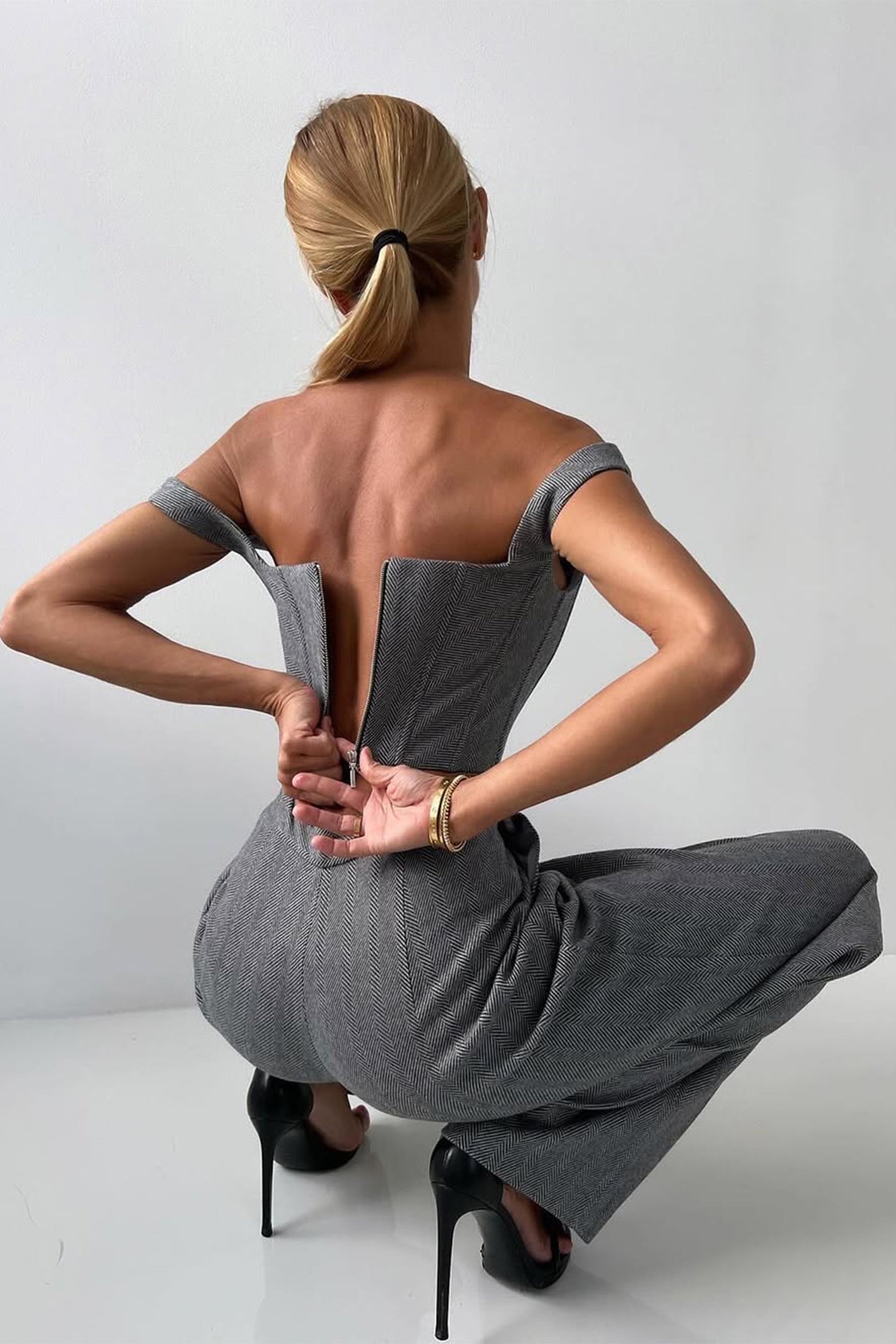 Dolce | Three-piece set with double-breasted blazer