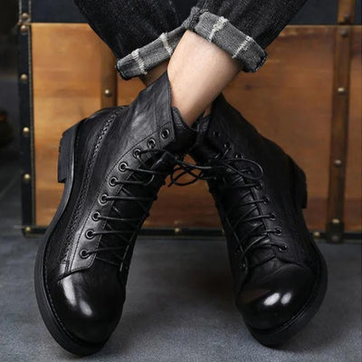 Oscar | Orthopedic Leather Winter Boots