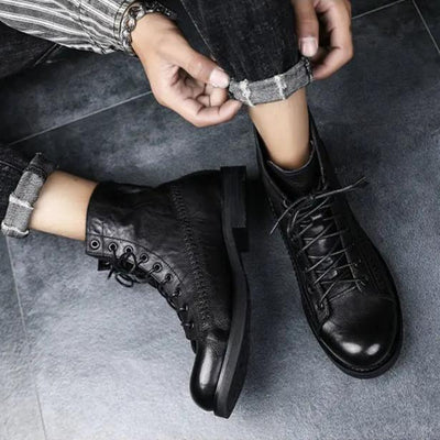 Oscar | Orthopedic Leather Winter Boots