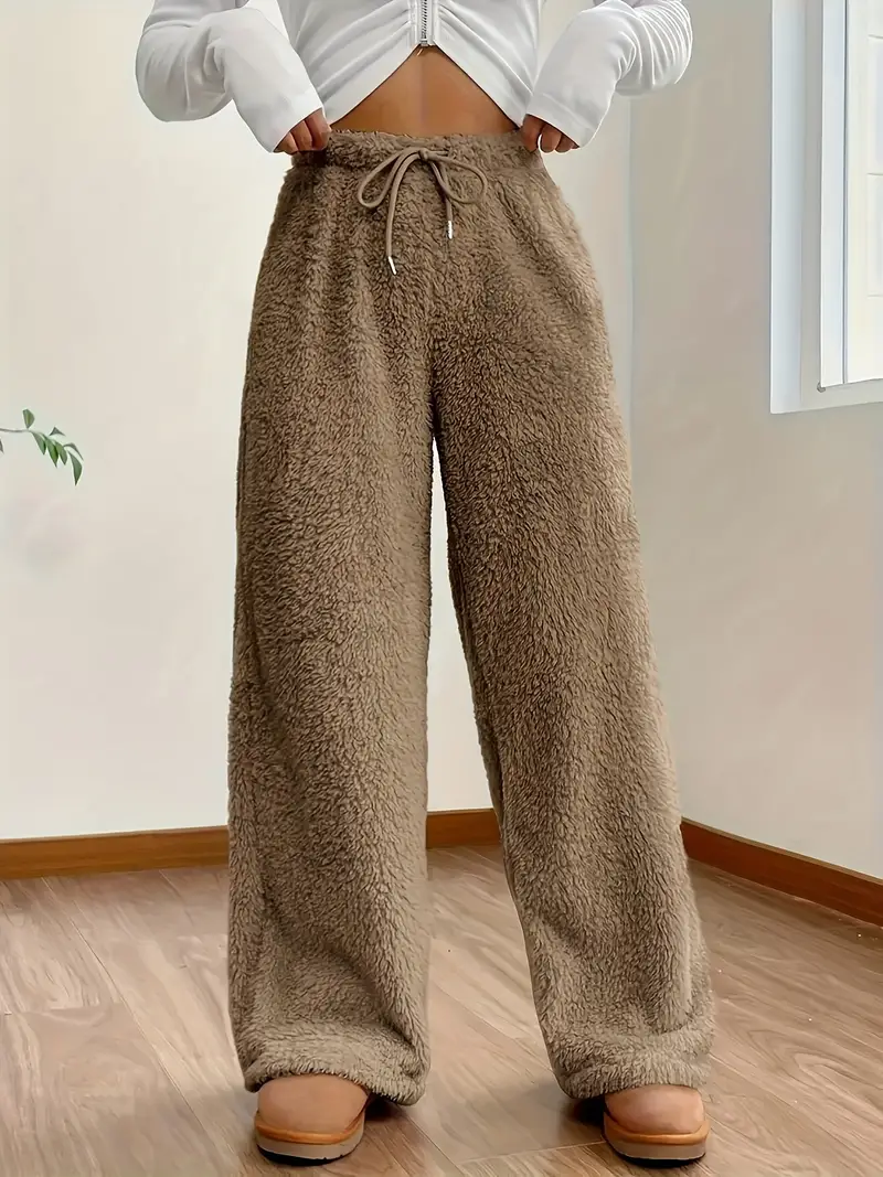 Gini™ | Cozy High-Waisted Teddy Pants