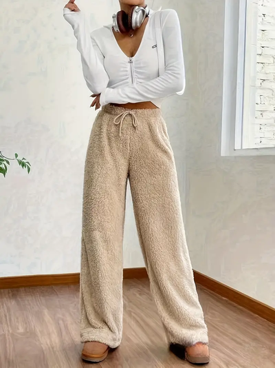 Gini™ | Cozy High-Waisted Teddy Pants