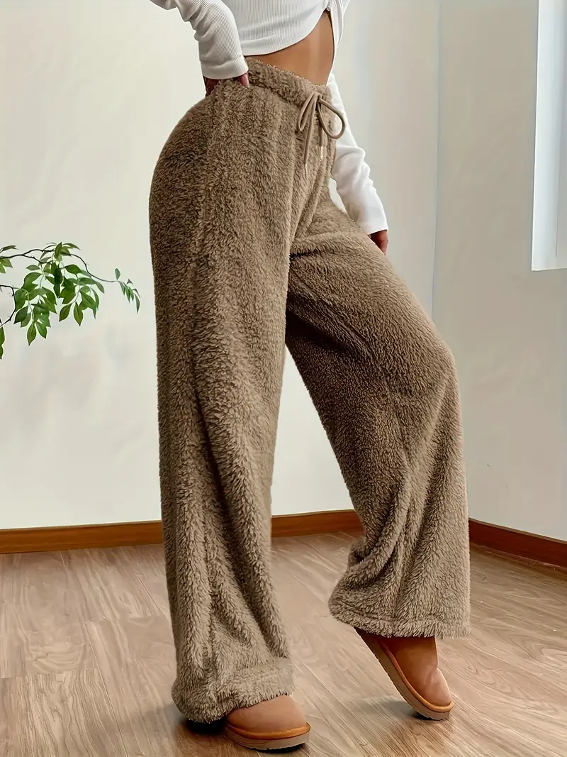 Gini™ | Cozy High-Waisted Teddy Pants